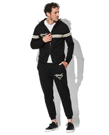 ブラックラインスウェットセットアップ