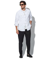 ホワイトデニムシャツ