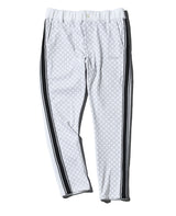 オールオーバー スウィッチライン スリムテーパードパンツ