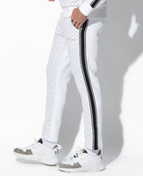 オールオーバー スウィッチライン スリムテーパードパンツ