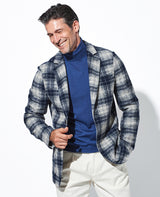 チェック柄ジャケット