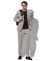 細コーデュロイセットアップ(ベージュ)