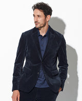 細コーデュロイセットアップ(ネイビー)