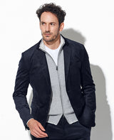 別珍ストレッチセットアップ(ネイビー)