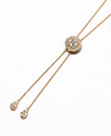 K18YGループダイヤペンダント