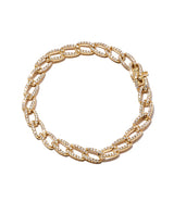 K18YGダイヤブレスレット