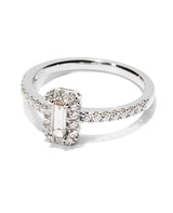 K18WGダイヤリング