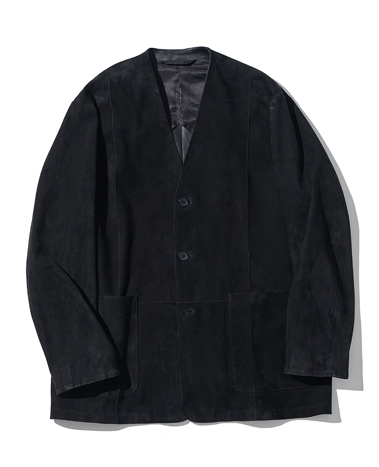 シープスエード ノーカラージャケット / オーブ – 買えるLEON