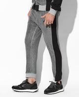 ベロア切替セットアップ(グレーブラック)