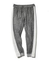 ベロア切替セットアップ(グレーホワイト)