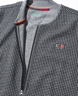 千鳥格子柄セットアップ(グレー杢)