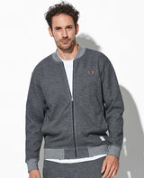 千鳥格子柄セットアップ(グレー杢)