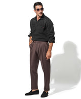 ブラックデニム ウエスタンシャツ