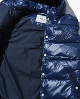 リサイクルポリキルティングフーディーベスト