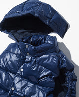 リサイクルポリキルティングフーディーベスト