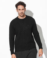 リサイクルファブリッククルーネックニット