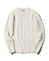 リサイクルファブリッククルーネックニット