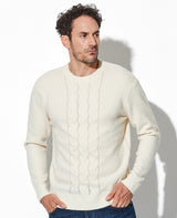 リサイクルファブリッククルーネックニット