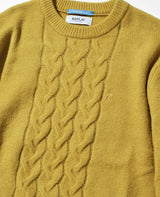 リサイクルファブリッククルーネックニット