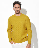 リサイクルファブリッククルーネックニット