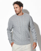 リサイクルファブリッククルーネックニット