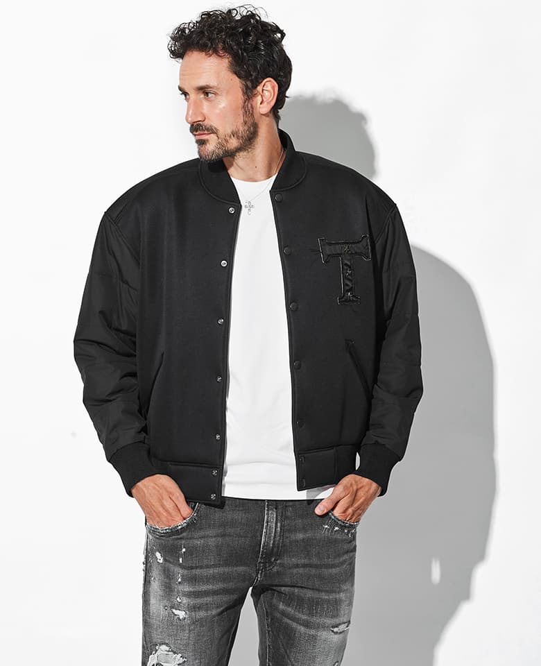 ボンディングジャージー×タフタ ボンバージャケット – 買えるLEON