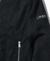 フェイクスエードライダースジャケット