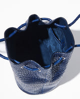 藍染巾着バッグ
