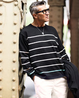 バスクボーダーニット