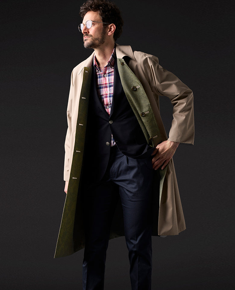 D-due デ・ドゥエ 2022 A/W コットン チェック ロングコート