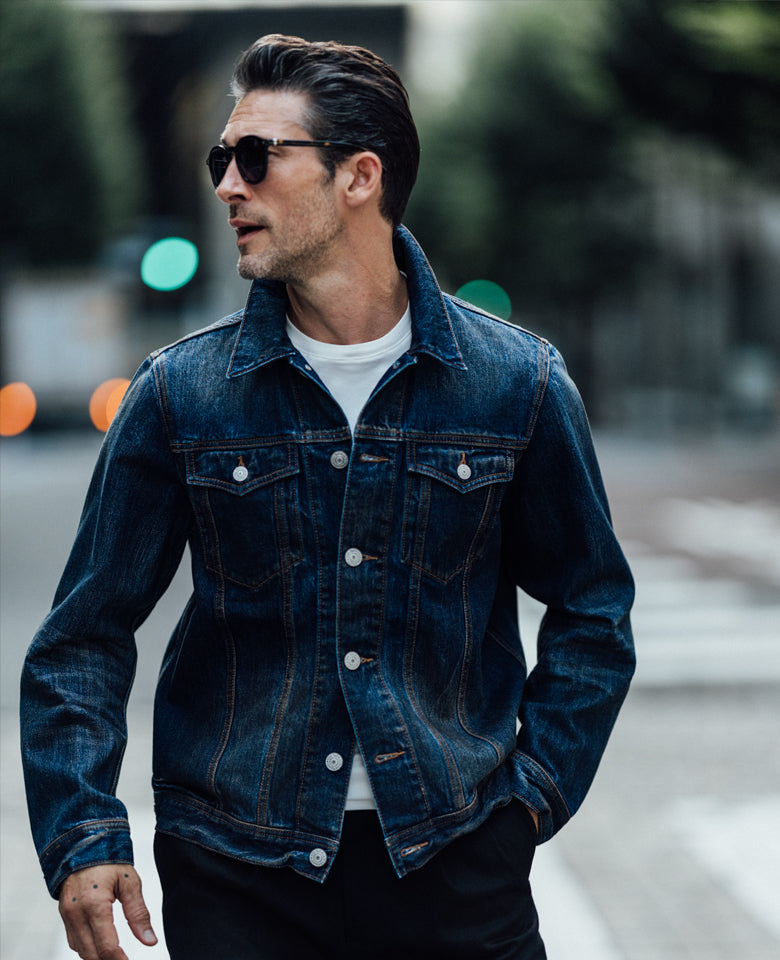 12オンス ソフトデニム トラッカージャケット – 買えるLEON