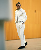 テクスチャードイージーパンツ