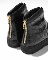 LEON別注 ダブルジップスニーカー