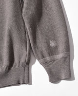 ウールシルククルーネック