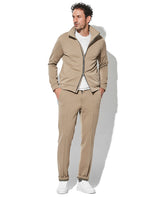 コーデュラ・ジャージ・ムービングセットアップ(モカ)