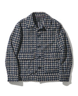 千鳥格子柄ブルゾン