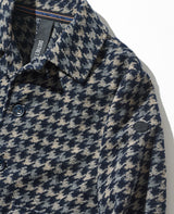 千鳥格子柄ブルゾン