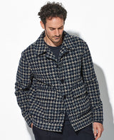 千鳥格子柄ブルゾン