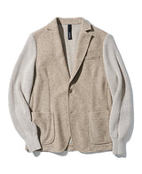 ニットスリーブジャケット