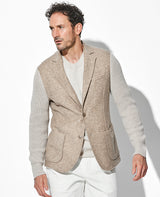 ニットスリーブジャケット