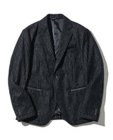 ストライプ中わたジャケット