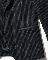 ストライプセットアップ(ブラック)