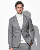 ストライプセットアップ(チャコール)