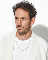 K18YGロープチェーン/L