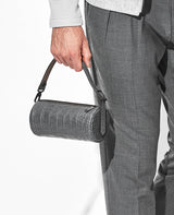 本クロコダイル革 2WAYショルダーシリンダーバッグ