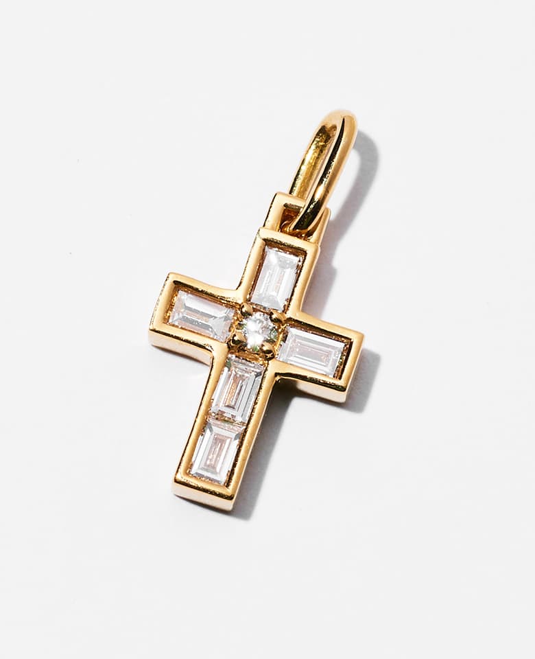 CURIOSITY CROSS（ K18YG ダイヤモンド） – 買えるLEON