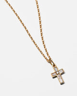 CURIOSITY CROSS( K18YG ダイヤモンド)