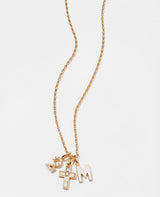 CURIOSITY CROSS( K18YG ダイヤモンド)