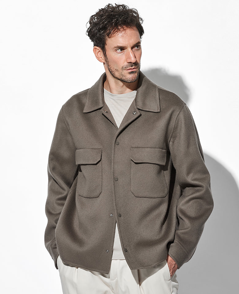 ダブルフェイスウールジャケット – 買えるLEON