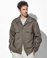 ダブルフェイスウールジャケット